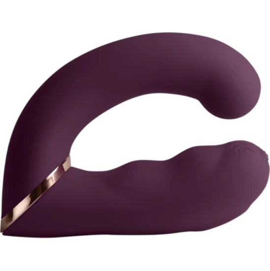 Rocks-Off GEMINI DUAL VIBRATOR G-SPOT CLITORIS STIMULATOR PURPLE