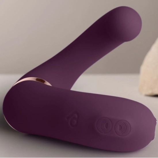 Rocks-Off GEMINI DUAL VIBRATOR G-SPOT CLITORIS STIMULATOR PURPLE