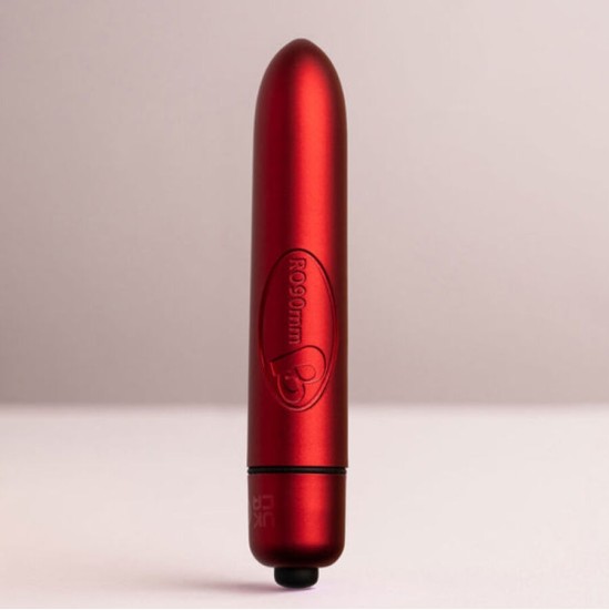 Rocks-Off RO-90 SCARLET VELVET VIBRATING BULLET RED