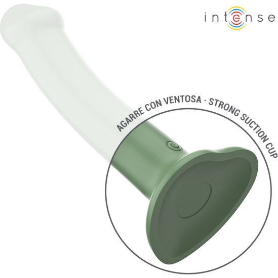 Intense Fun INTENSE - BECCA VIBRATOR WITH SUCTION CUP 10 VIBRATIONS GREEN REMOTE CONTROL