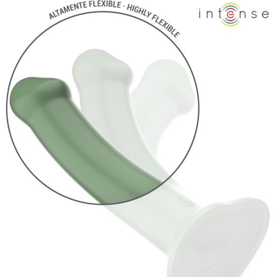 Intense Fun INTENSE - BECCA VIBRATOR WITH SUCTION CUP 10 VIBRATIONS GREEN REMOTE CONTROL