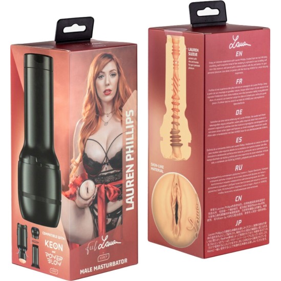 Kiiroo FEEL LAUREN PHILLIPS STARS COLLECTION STROKERS POWERBLOW COMPATIBLE
