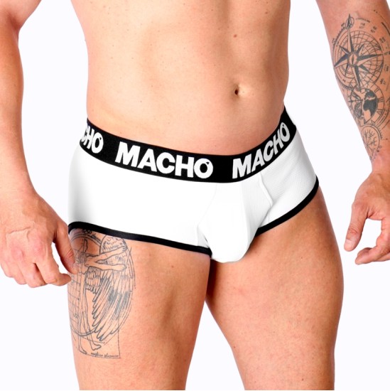 Macho Underwear MACHO - MS30BL SLIP WHITE L