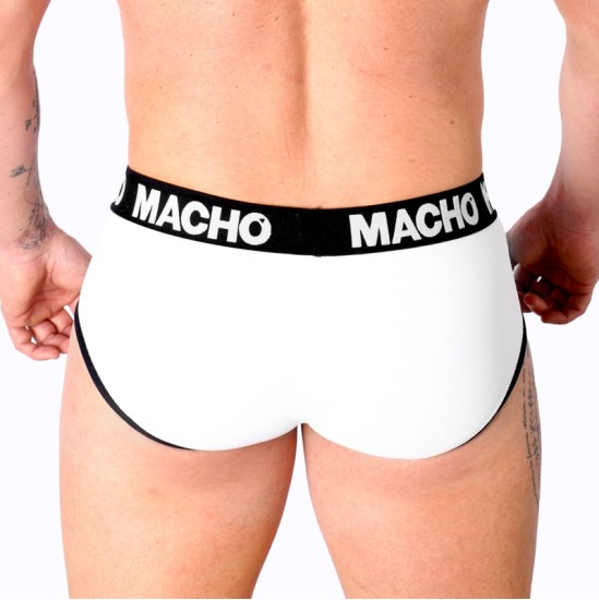 Macho Underwear MACHO - MS30BL SLIP WHITE L