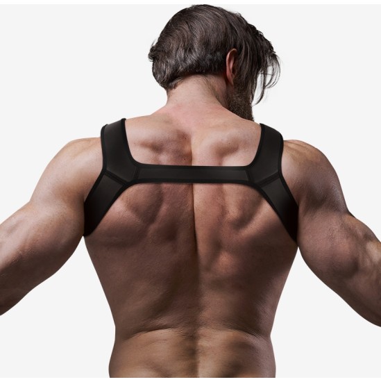 Fetish Submissive Attitude NEOPRENE CHEST HARNESS FOR MEN SIZE L