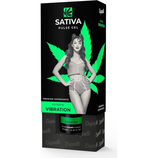 Coquette Cosmetics COQUETTE CHIC DESIRE - PULSE GEL SATIVA EXTREME VIBRATION PREMIUM 6ML