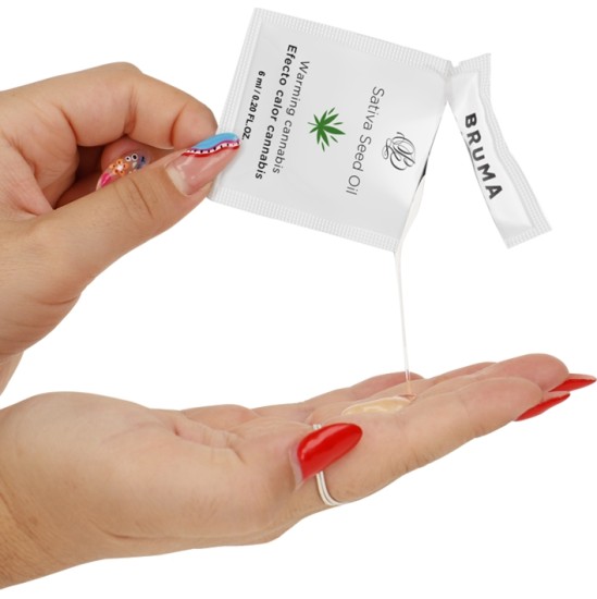 Bruma SATIVA SEED OIL SLIDING GEL WARMING CANNABIS FLAVOR 6 ML
