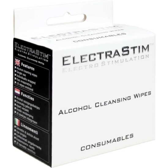 Electrastim ALCOHOL CLEANSING WIPES 10 UNITS