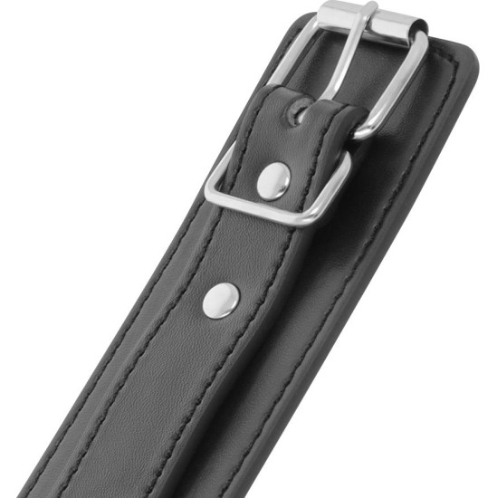 Darkness Bondage DARKNESS - BLACK ADJUSTABLE HANDCUFFS WITH DOUBLE REINFORCEMENT TAPE