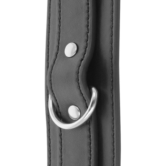 Darkness Bondage DARKNESS - BLACK ADJUSTABLE HANDCUFFS WITH DOUBLE REINFORCEMENT TAPE