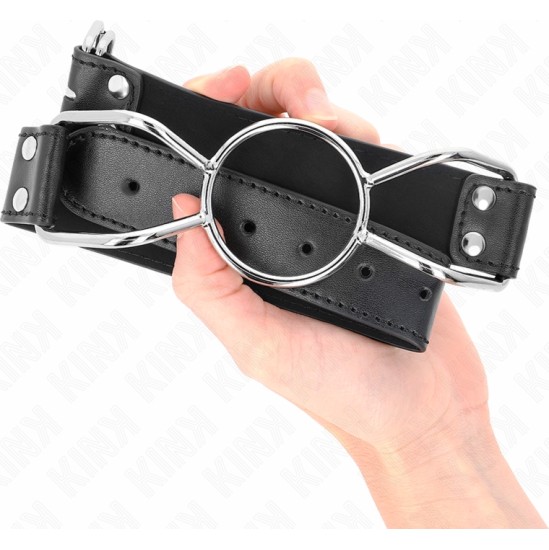 Kink Collar & Gag KINK - SPIDER MOUTH GAG 60 X 3 CM SIZE L 5 CM