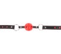 Kink Collar & Gag KINK - HOLLOW HARD RED BALL GAG MODEL 2 65 x 2.5 CM