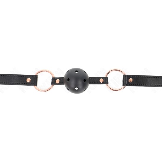 Kink Collar & Gag KINK - PREMIUM TPE BALL 4 CM GAG 60 x 2 CM