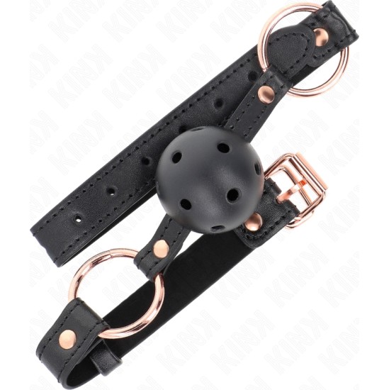 Kink Collar & Gag KINK - PREMIUM TPE BALL 4 CM GAG 60 x 2 CM