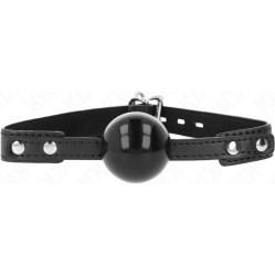 Kink Collar & Gag KINK - SOFT TPE BALL 4 CM GAG MODEL 3 60 x 2 CM ADJUSTABLE 37-52 CM