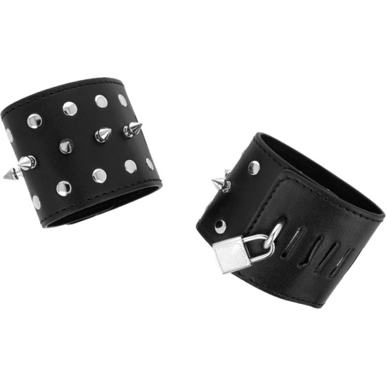 Kink Wrist Restraint KINK - PUNK WRIST RESTRAINTS WITH SPIKES 25 X 6 CM