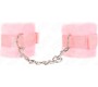 Kink Wrist Restraint KINK - BEGINNER FUR HAND CUFFS PINK 30 X 7 CM