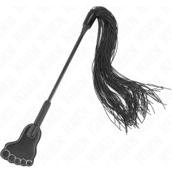 Kink Impact & Touch KINK - FOOT SHAPED PADDLE WITH TASSEL WHIP 31 CM