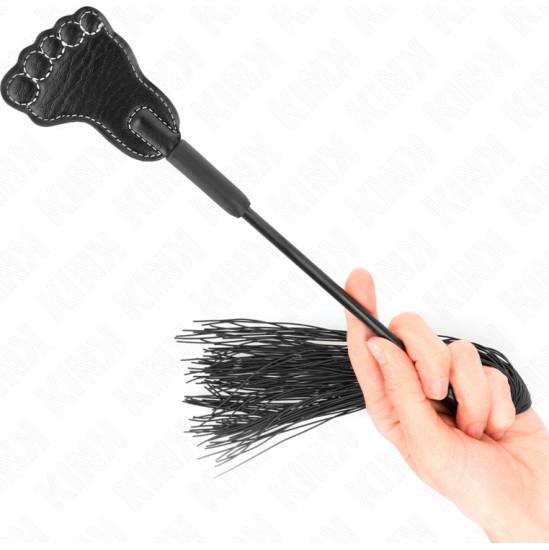 Kink Impact & Touch KINK - FOOT SHAPED PADDLE WITH TASSEL WHIP 31 CM