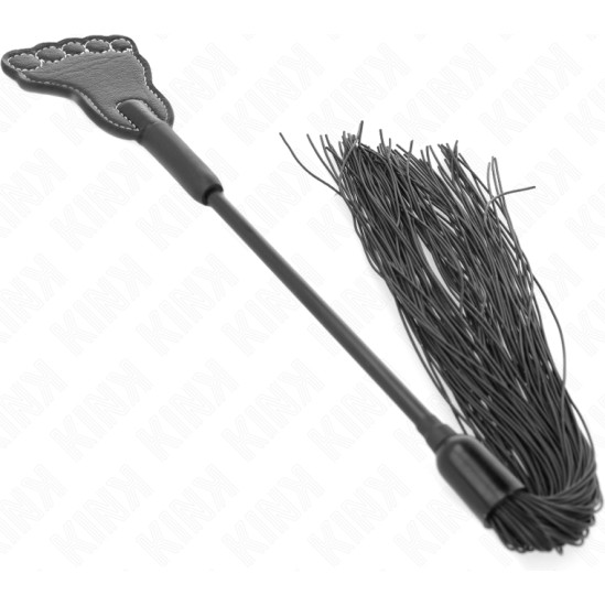 Kink Impact & Touch KINK - FOOT SHAPED PADDLE WITH TASSEL WHIP 31 CM