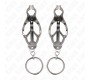 Kink Nipple Grip KINK - O-RING JAPANESE CLOVER NIPPLE CLAMPS SILVER