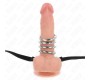 Kink Ring Power KINK - 5 PENIS RINGS 3.8 CM TO 5 CM METAL WITH LEATHER BELT 112 CM