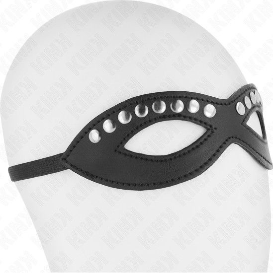 Kink Masked Allure KINK - EYE MASK WITH MINI RIVETS MODEL 1 20.5 x 5.5 CM