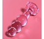 Nebula Series By Ibiza MODEL 1 ANAL PLUG BOROSILICATE GLASS PINK 10.5 CM -O- 3 CM