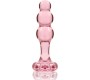 Nebula Series By Ibiza MODEL 1 ANAL PLUG BOROSILICATE GLASS PINK 10.5 CM -O- 3 CM