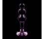 Nebula Series By Ibiza MODEL 1 ANAL PLUG BOROSILICATE GLASS PINK 10.5 CM -O- 3 CM