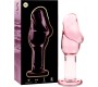 Nebula Series By Ibiza MODEL 6 ANAL PLUG BOROSILICATE GLASS PINK 12.5 CM -O- 4 CM
