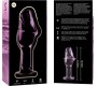 Nebula Series By Ibiza MODEL 6 ANAL PLUG BOROSILICATE GLASS PINK 12.5 CM -O- 4 CM