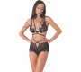 Livco Corsetti Sets LIVCO CORSETTI FASHION - DREZNA LC 90733 BRA + PANTY BLACK