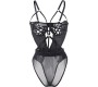 Subblime Bodystockings SUBBLIME - 954055 SEXY LACE BODYSUIT BLACK S/M