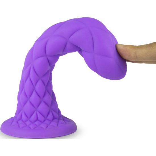 Silexd DREAMY DILDO FANTASY LIQUID SILICONE THERMOREACTIVE VIOLET 18.5 CM
