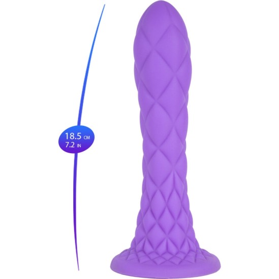 Silexd DREAMY DILDO FANTASY LIQUID SILICONE THERMOREACTIVE VIOLET 18.5 CM