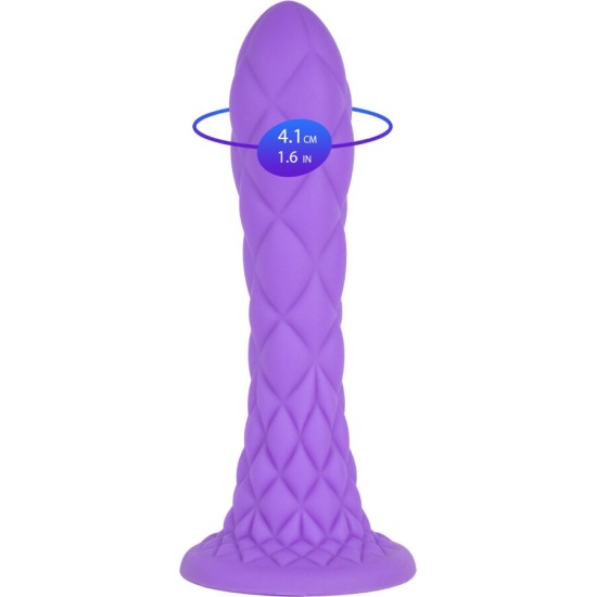 Silexd DREAMY DILDO FANTASY LIQUID SILICONE THERMOREACTIVE VIOLET 18.5 CM