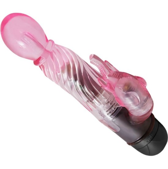 Baile Vibrators BAILE - GIVE YOU A KIND OF LOVER VIBRATOR WITH PINK RABBIT 10 MODES