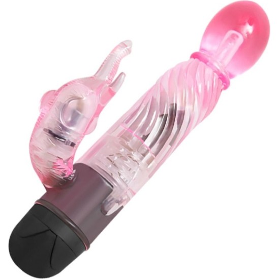 Baile Vibrators BAILE - GIVE YOU A KIND OF LOVER VIBRATOR WITH PINK RABBIT 10 MODES