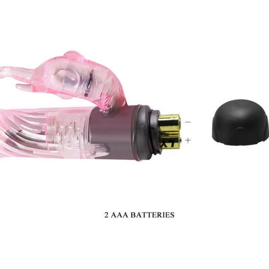Baile Vibrators BAILE - GIVE YOU A KIND OF LOVER VIBRATOR WITH PINK RABBIT 10 MODES
