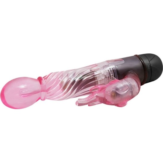 Baile Vibrators BAILE - GIVE YOU A KIND OF LOVER VIBRATOR WITH PINK RABBIT 10 MODES