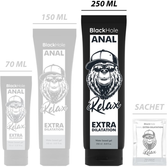 Black Hole WATER BASE GEL ANAL DILATION 250 ML