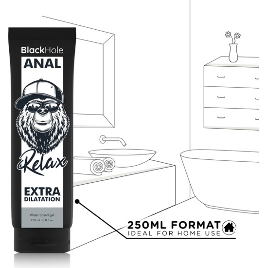Black Hole WATER BASE GEL ANAL DILATION 250 ML