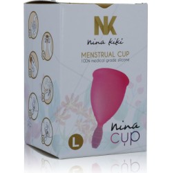 Nina Kik&iacute; MENSTRUAL CUP PINK - SIZE L