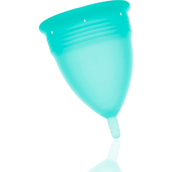 Stercup FDA SILICONE MENSTRUAL CUP AQUAMARINE - SIZE S