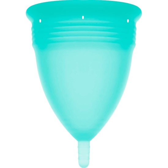 Stercup FDA SILICONE MENSTRUAL CUP AQUAMARINE - SIZE S