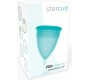 Stercup FDA SILICONE MENSTRUAL CUP AQUAMARINE - SIZE S