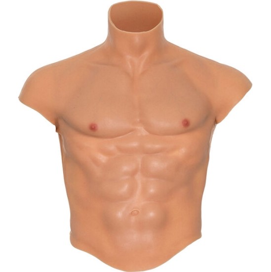 Hidden Desire ALTER EGO SILICONE MALE TORSO SHIRT WITH ABS FLESH