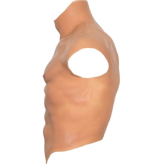Hidden Desire ALTER EGO SILICONE MALE TORSO SHIRT WITH ABS FLESH