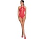 Passion Woman PASSION - WOMAN BS088 RED BODYSTOCKING ONE SIZE